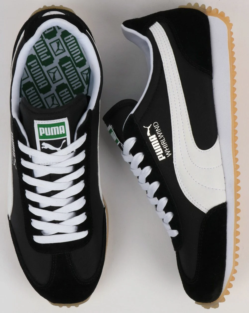 Puma Whirlwind Classic Trainer Black/White/Silver - Image 2