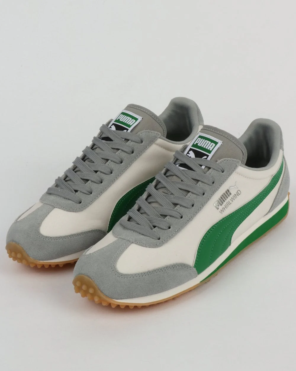 Puma Whirlwind Classic Trainer Grey/Amazon Green - Image 3