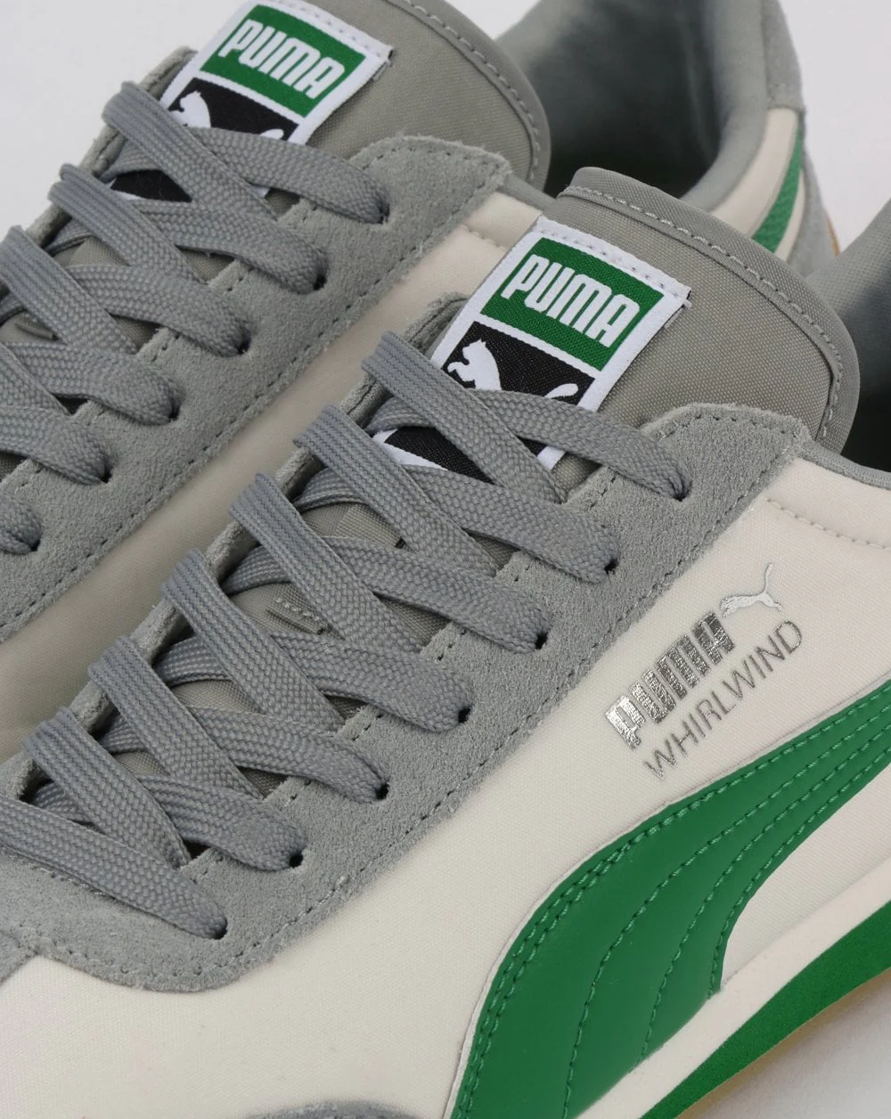 Puma Whirlwind Classic Trainer Grey/Amazon Green - Image 4