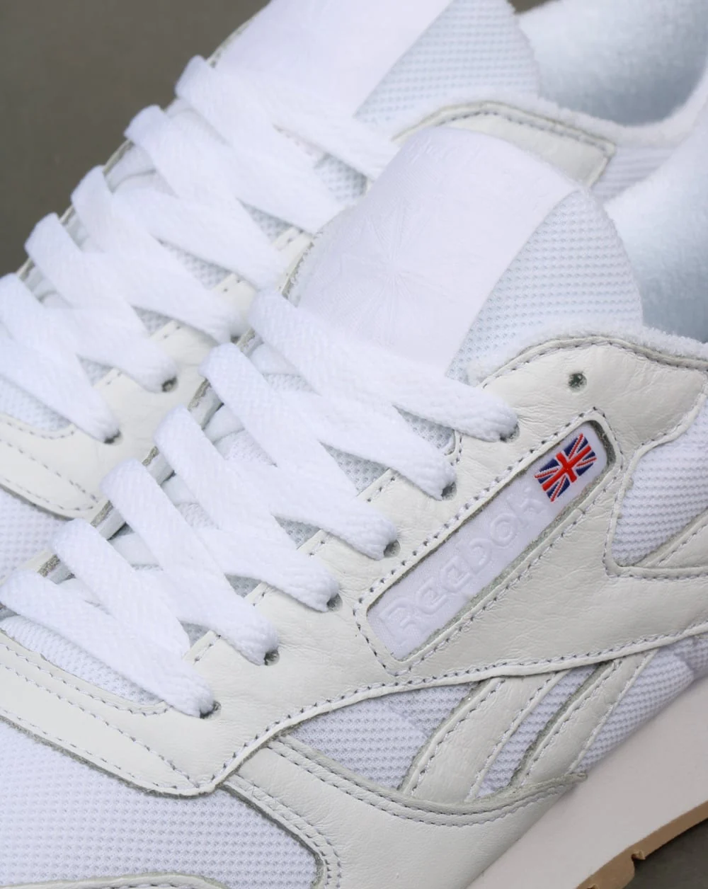 Reebok Classic Leather ESTL Trainers White - Image 3