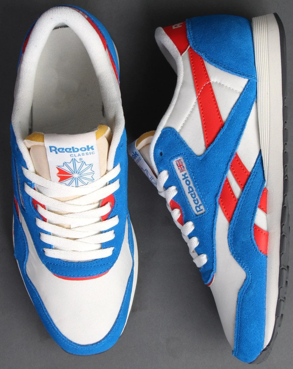 Reebok Classic Trainer Dynamic Blue/Chalk white - Image 3