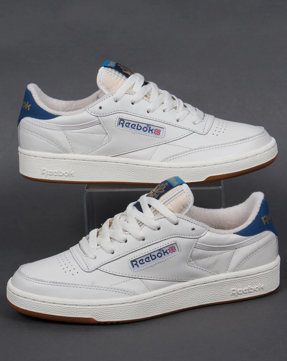 Reebok Club 85 Retro Trainers Chalk White/Blue