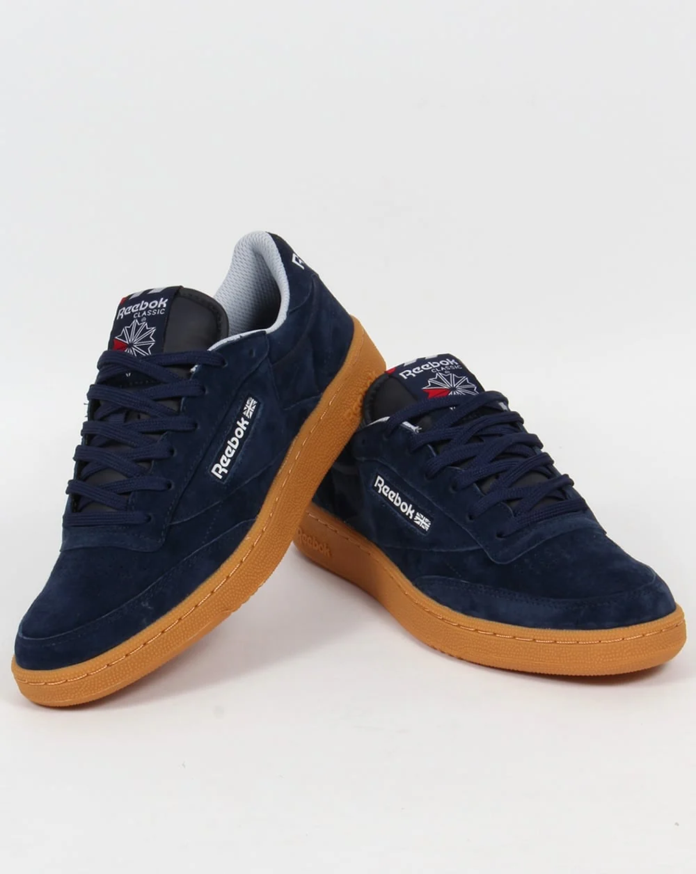 Reebok Club C 85 Indoor Trainers Navy/gum - Image 3