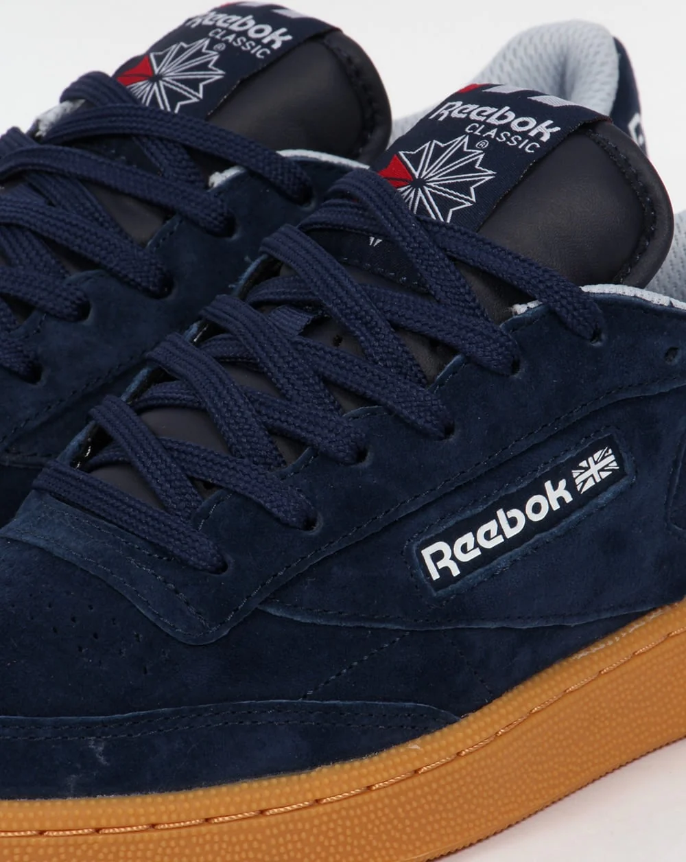 Reebok Club C 85 Indoor Trainers Navy/gum - Image 4