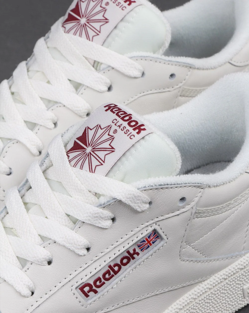 Reebok Club C 85 Trainers Chalk/meteor Red - Image 4