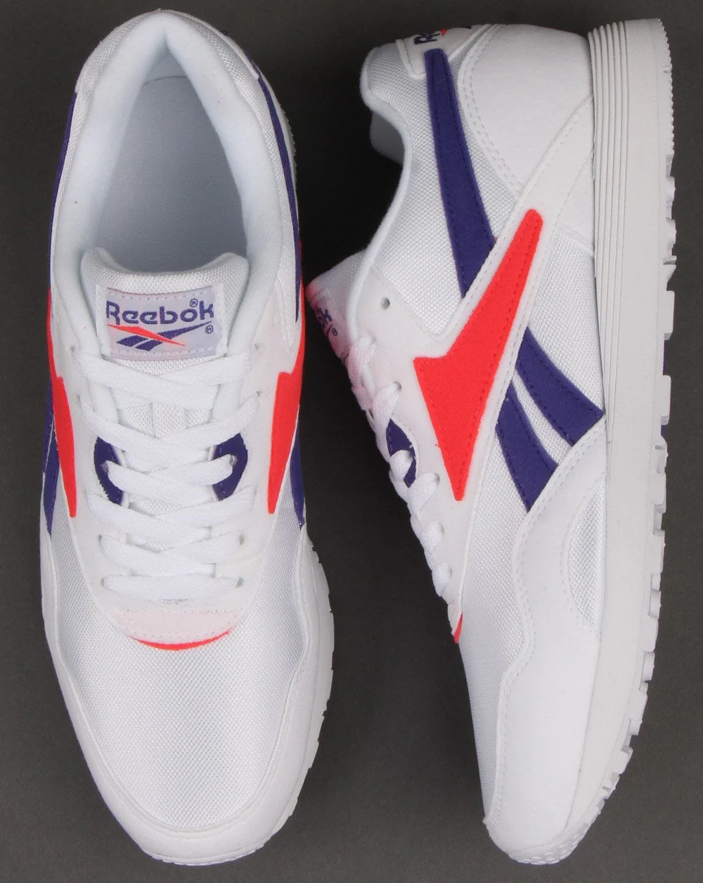 Reebok Rapide Trainers White/purple/Blue - Image 2
