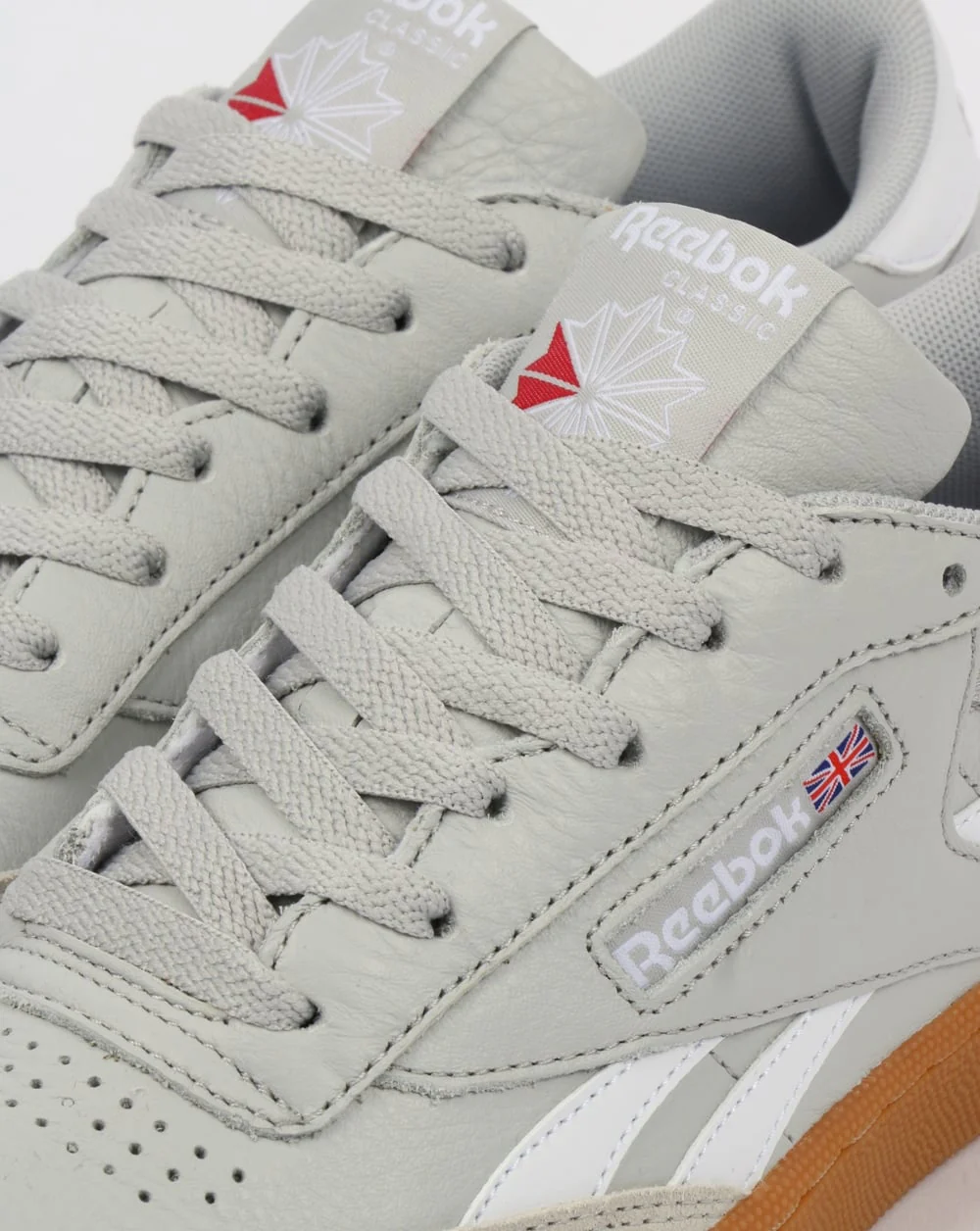 Reebok Revenge Plus Gum Trainers Skull Grey/White - Image 4