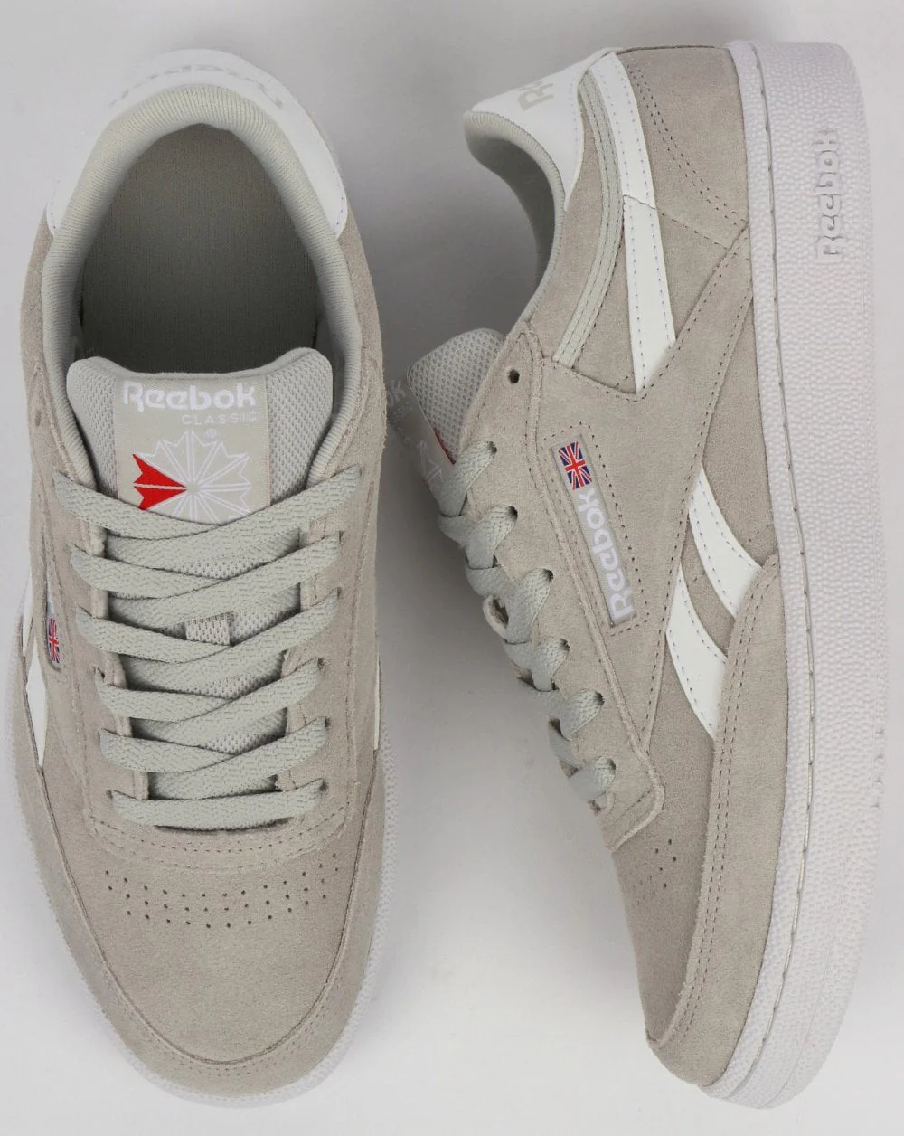 Reebok Revenge Plus Trainers Grey/White - Image 2