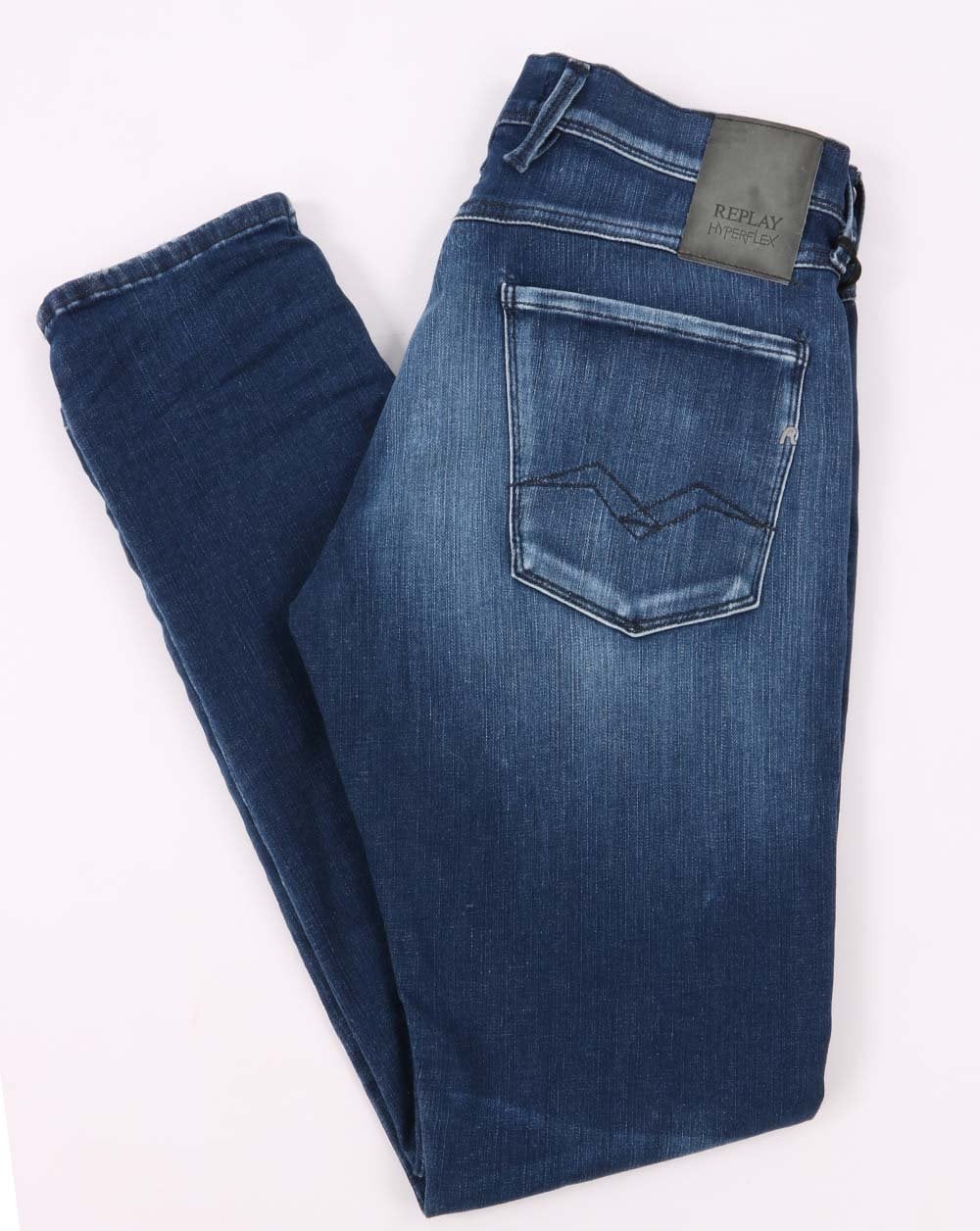 Replay Anbass Hyperflex Jeans White shades - Blue - Image 2