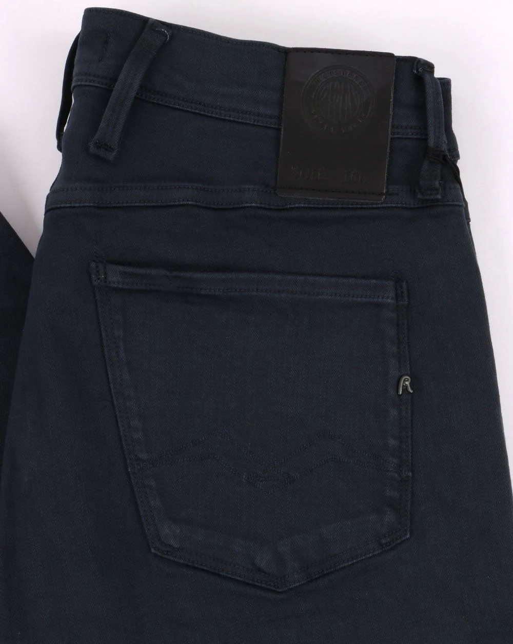 Replay Anbass Hyperflex Twill Jeans Blue - Image 4