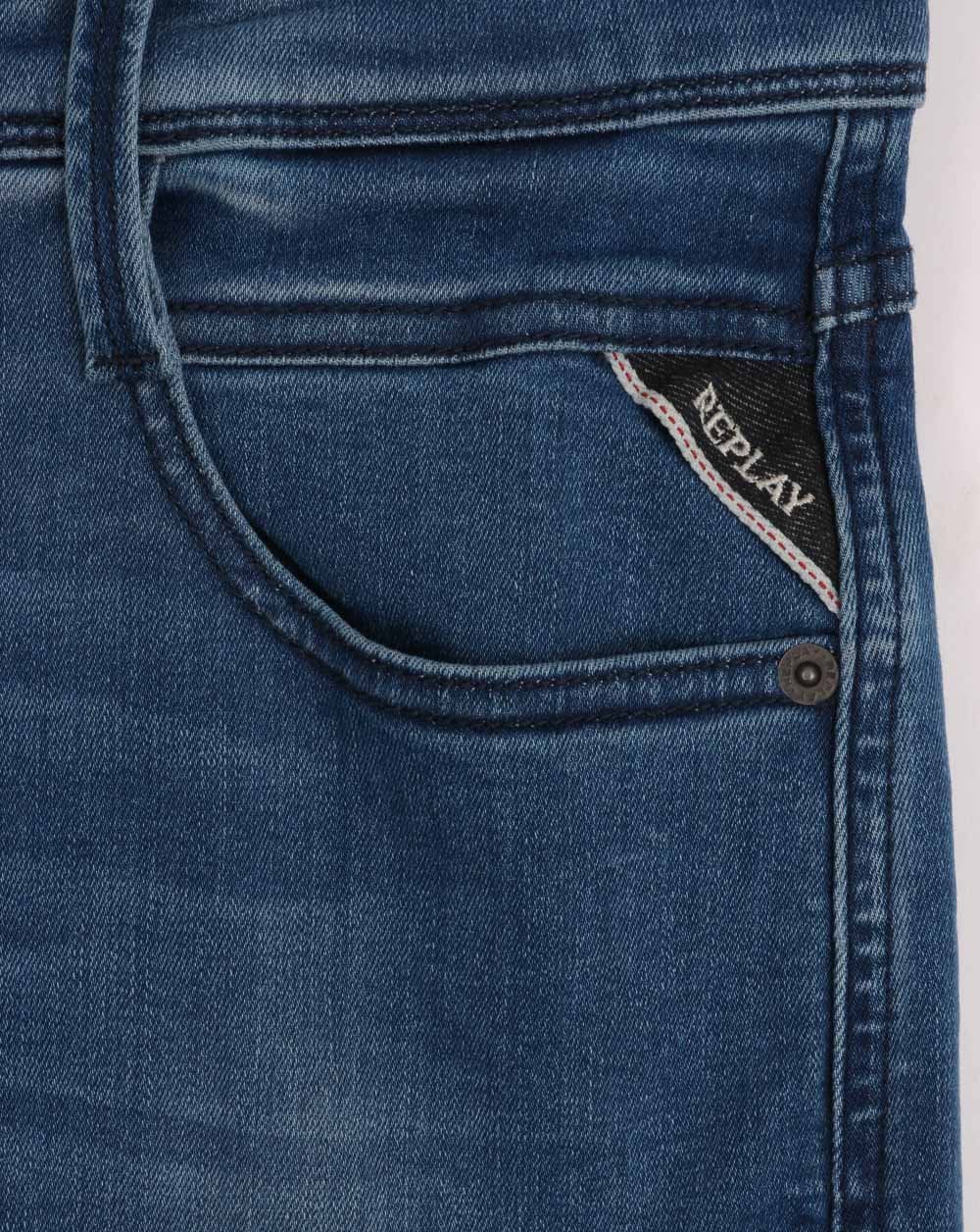 Replay Anbass Jeans Medium Blue - Image 3