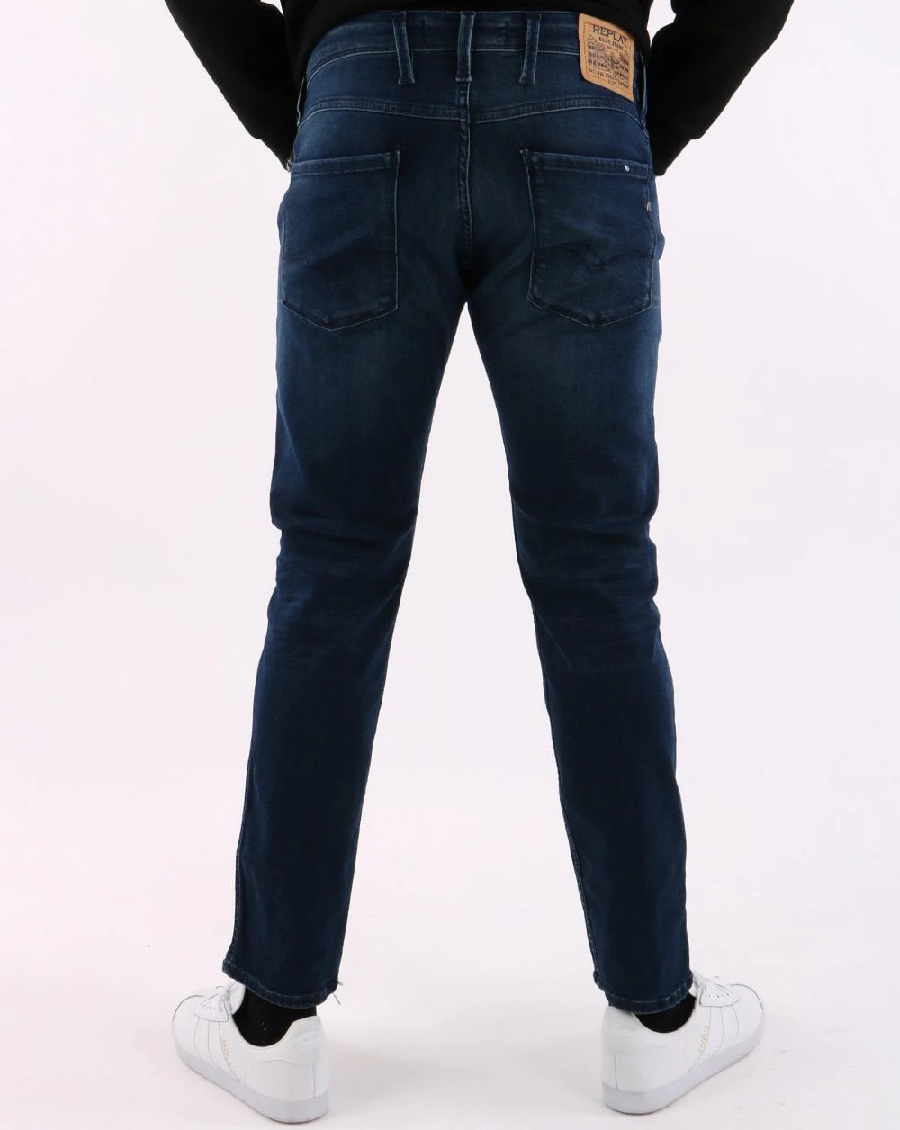 Replay Anbass Slim Fit Jeans Indigo - Image 4