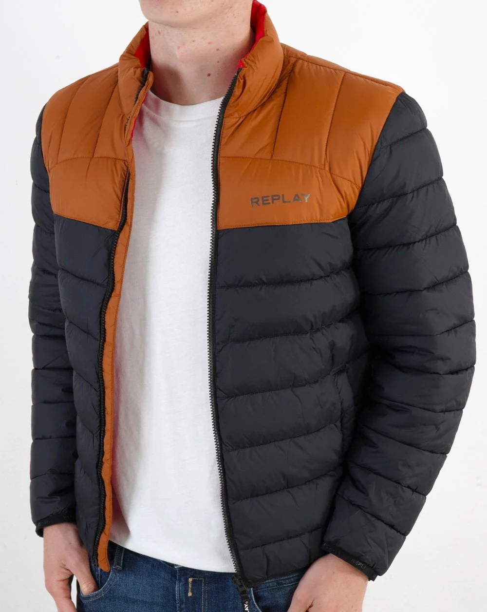 Replay Quilted Jacket Blackboard - Image 5