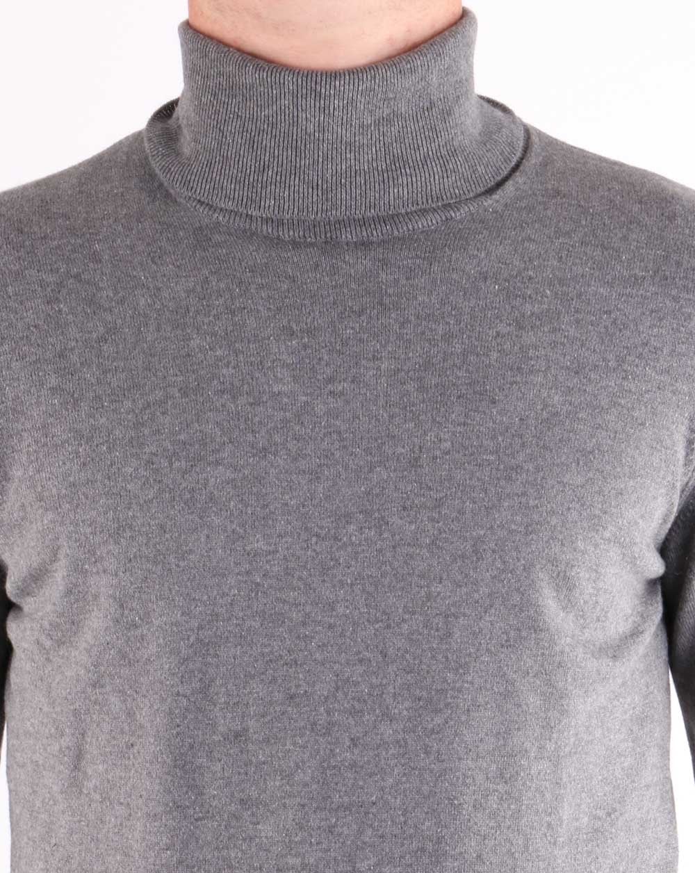 Replay Roll Neck Grey Melange - Image 4