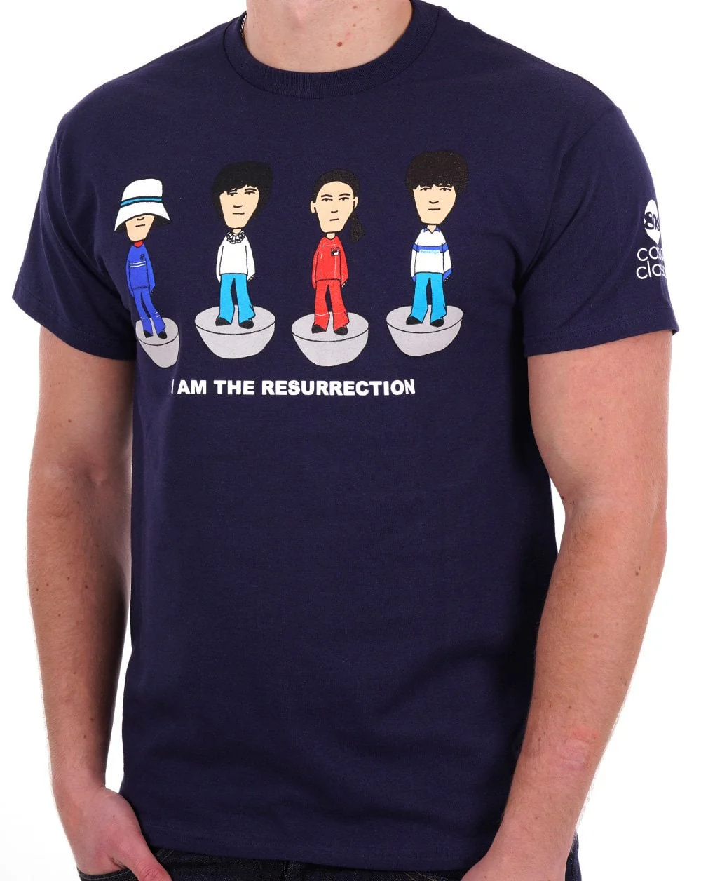 Roses Table Football T-shirt Navy