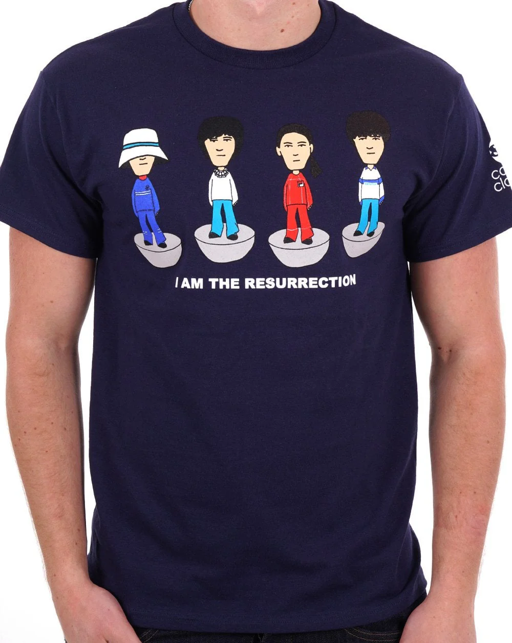 Roses Table Football T-shirt Navy - Image 3