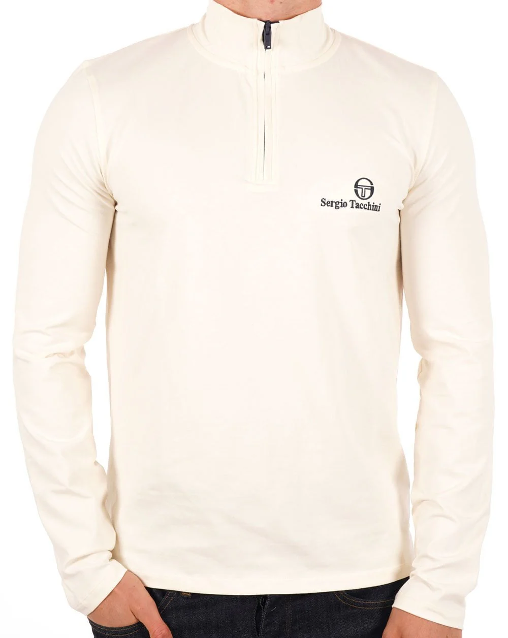 Sergio Tacchini 1/4 Zip Top Gardenia - Image 2