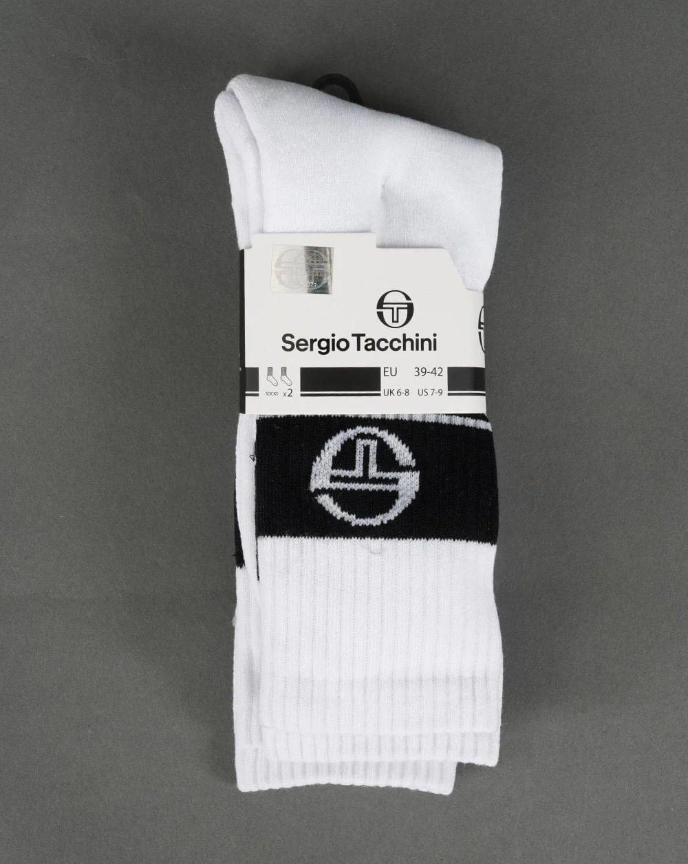 Sergio Tacchini 2 Pack Socks White - Image 2