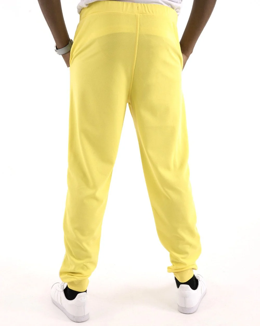 Sergio Tacchini 2 Stripe Track Pants Yellow/White - Image 4