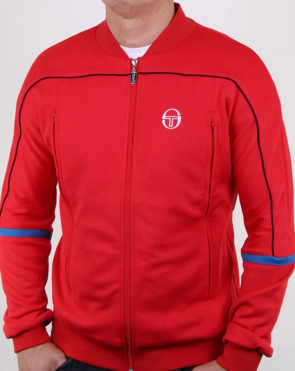 Sergio Tacchini Amiscora Track Top Red/royal
