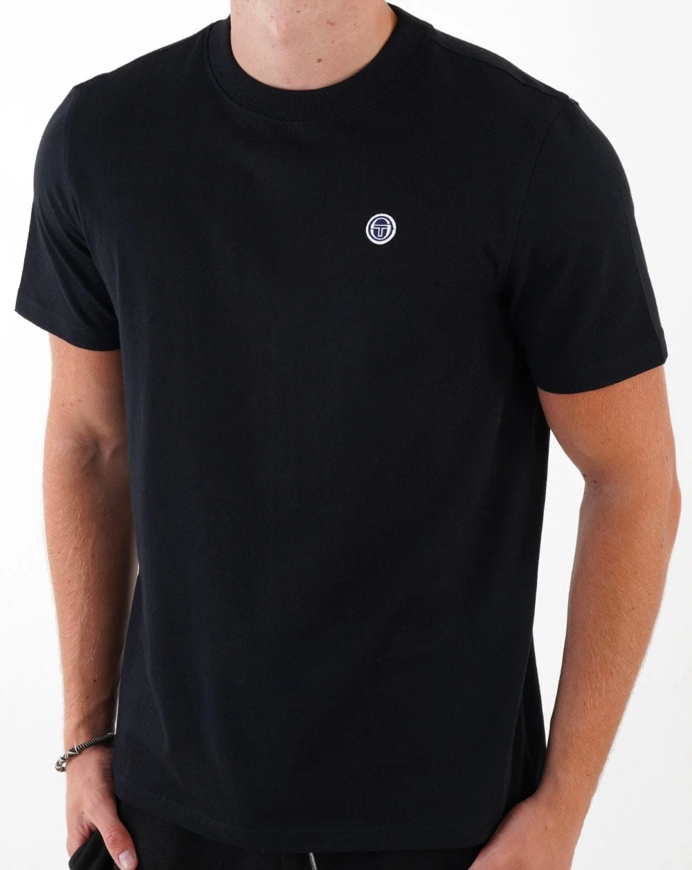 Sergio Tacchini Andrea T Shirt Black