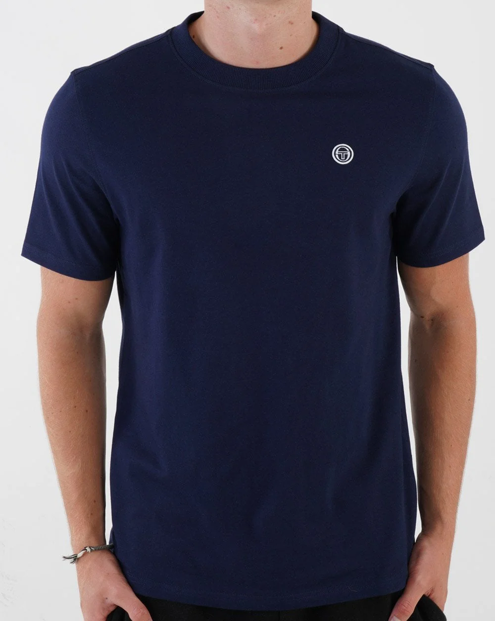 Sergio Tacchini Andrea T Shirt Navy Blue - Image 4