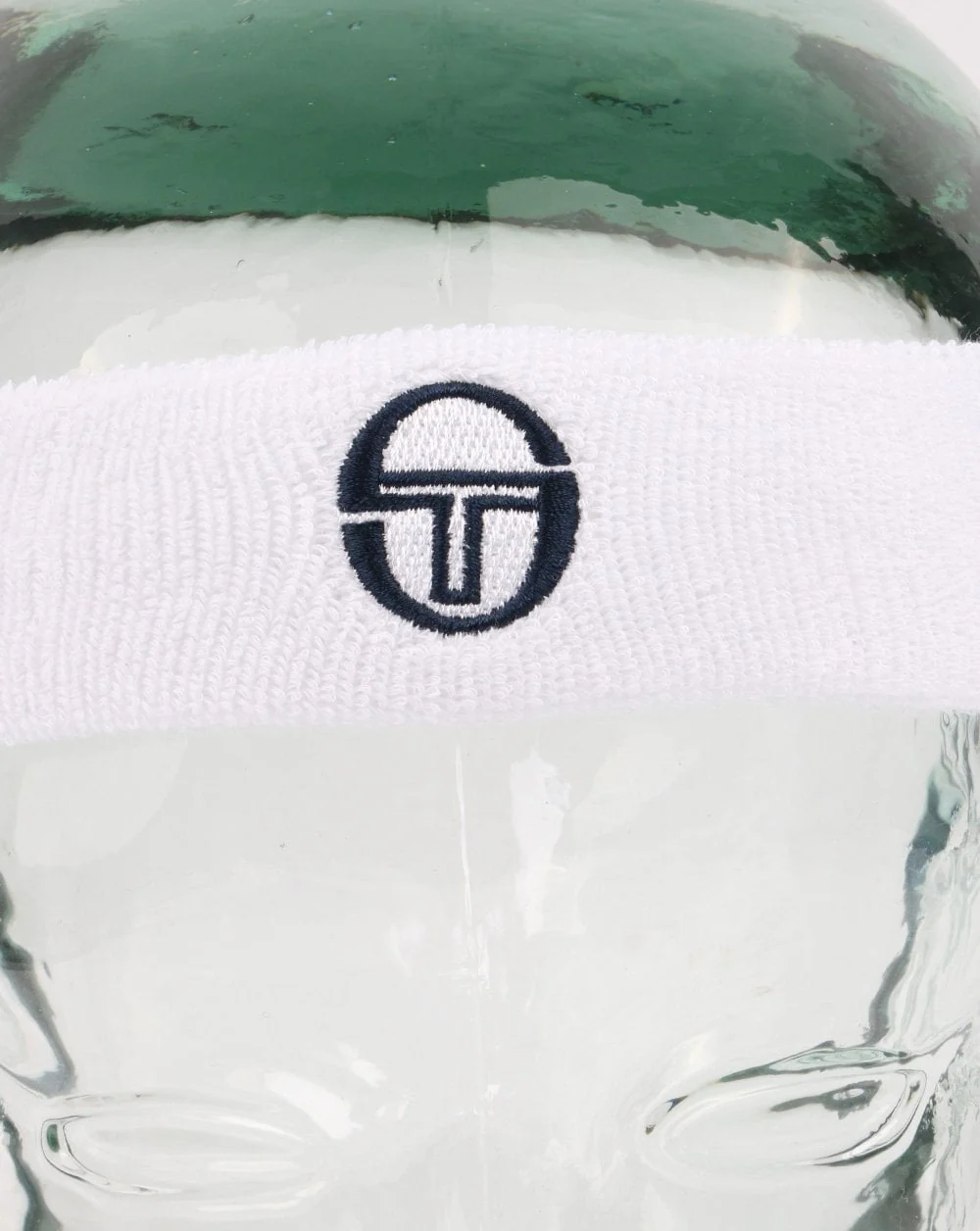 Sergio Tacchini Archivio Headband White/Navy - Image 2