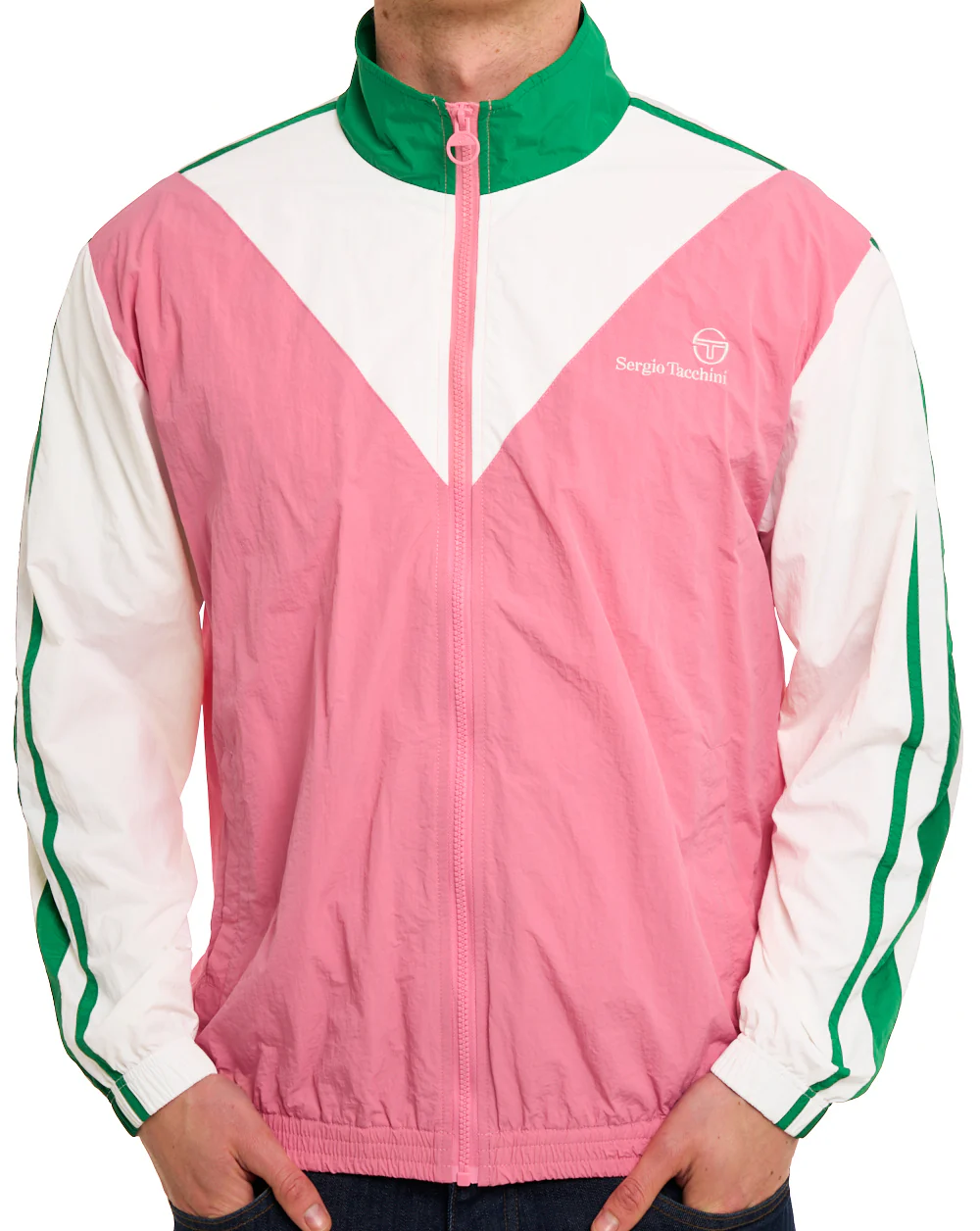 Sergio Tacchini Cortese Track Top Pink