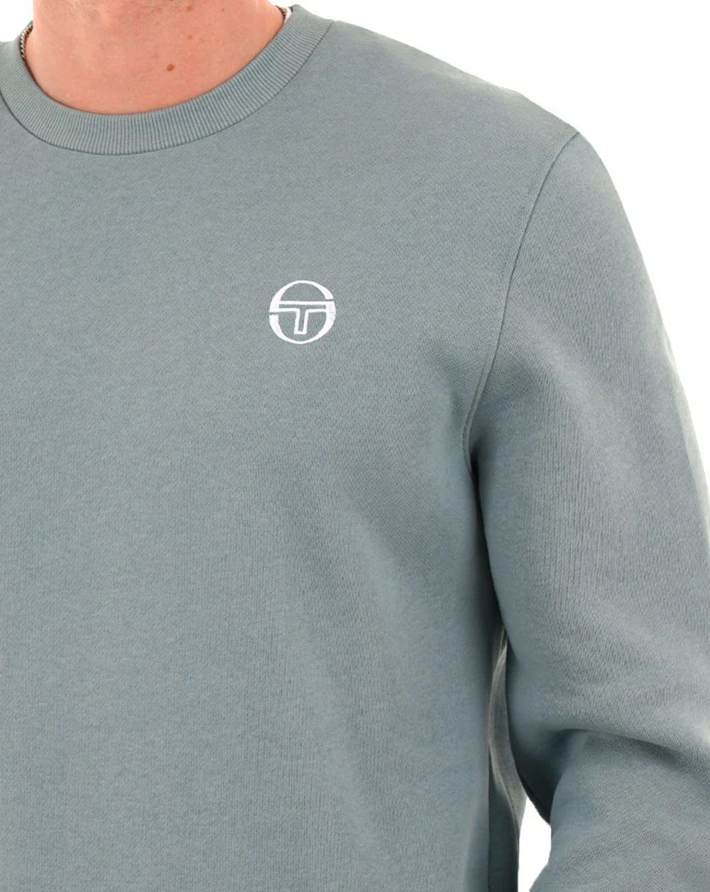 Sergio Tacchini Logo Sweat Lead/White - Image 2