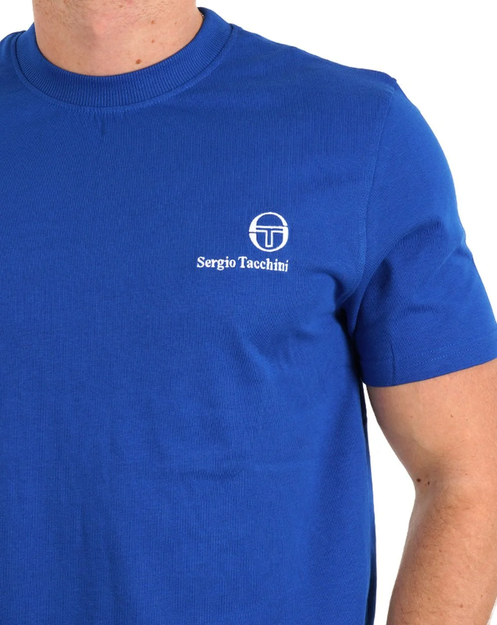 Sergio Tacchini Felton T Shirt Nautical Blue - Image 2