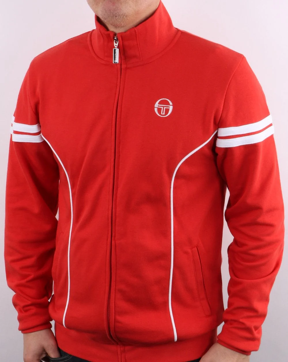 Sergio Tacchini Fjord Track Top Red - Image 2
