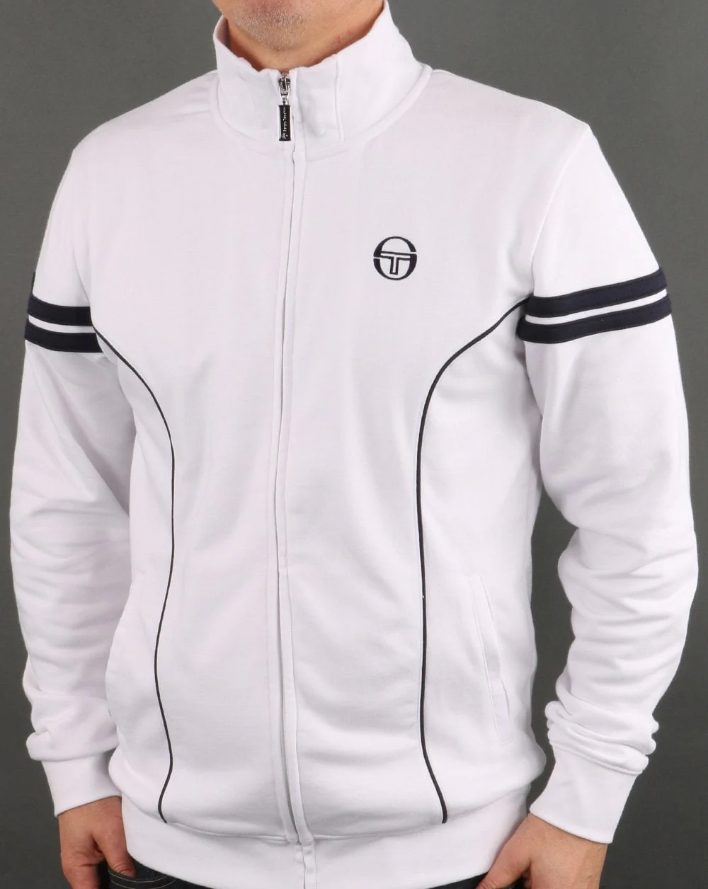 Sergio Tacchini Fjord Track Top White - Image 2