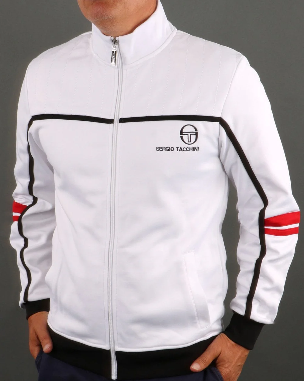 Sergio Tacchini Frankie Track Top White
