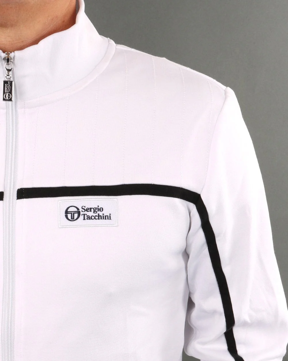 Sergio Tacchini Frankie Track Top White - Image 4