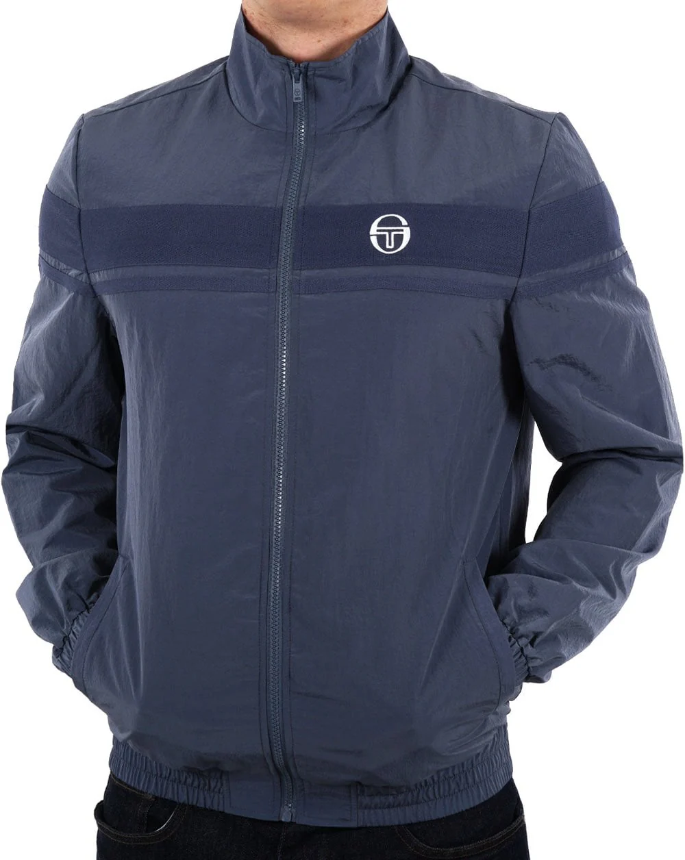 Sergio Tacchini Fred Masters Jacket Grey / Blue - Image 3