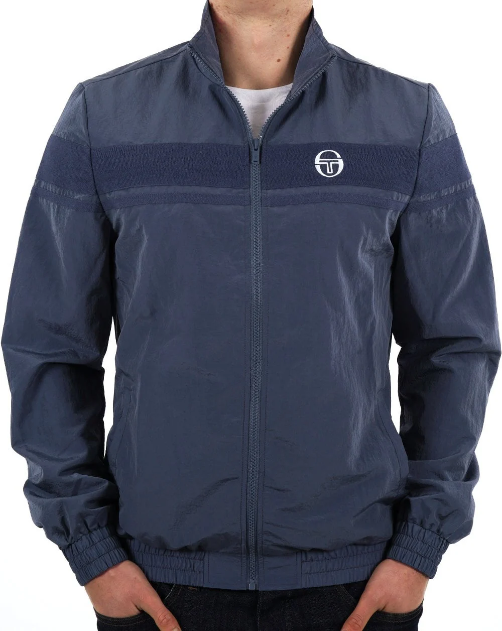 Sergio Tacchini Fred Masters Jacket Grey / Blue - Image 4