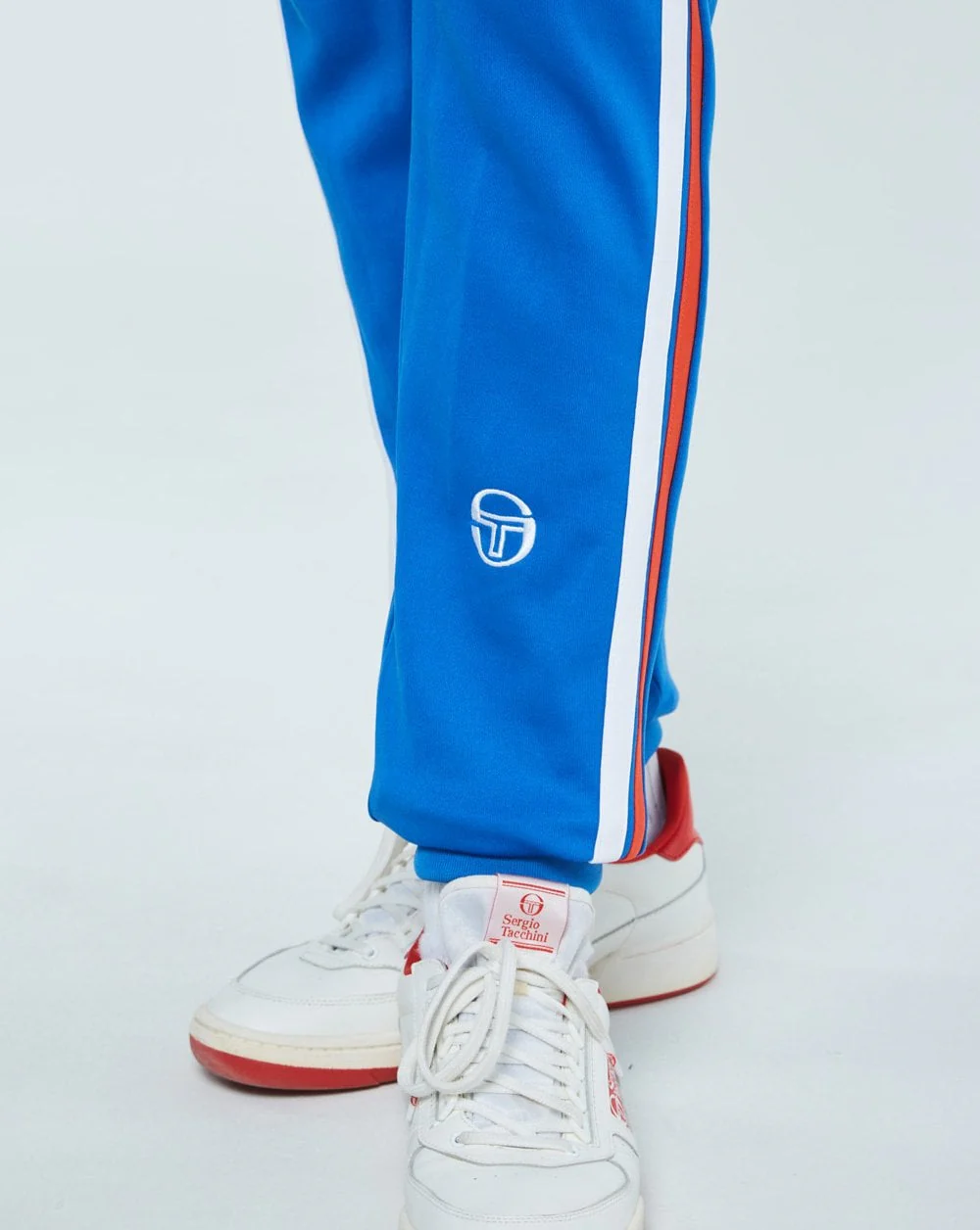 Sergio Tacchini Ghibli Track Pants Blue/White/Orange - Image 2