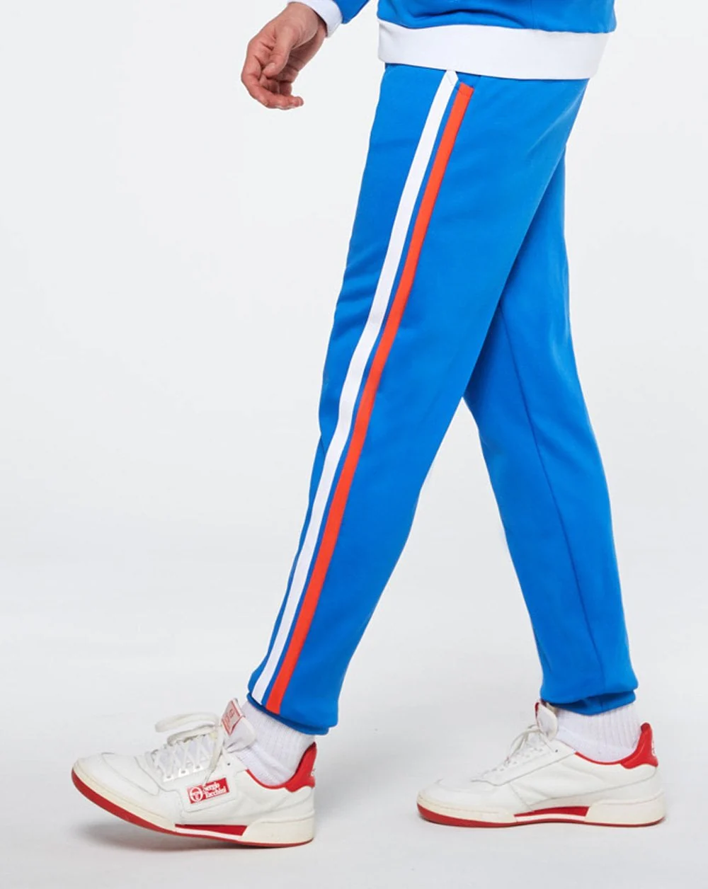 Sergio Tacchini Ghibli Track Pants Blue/White/Orange - Image 3