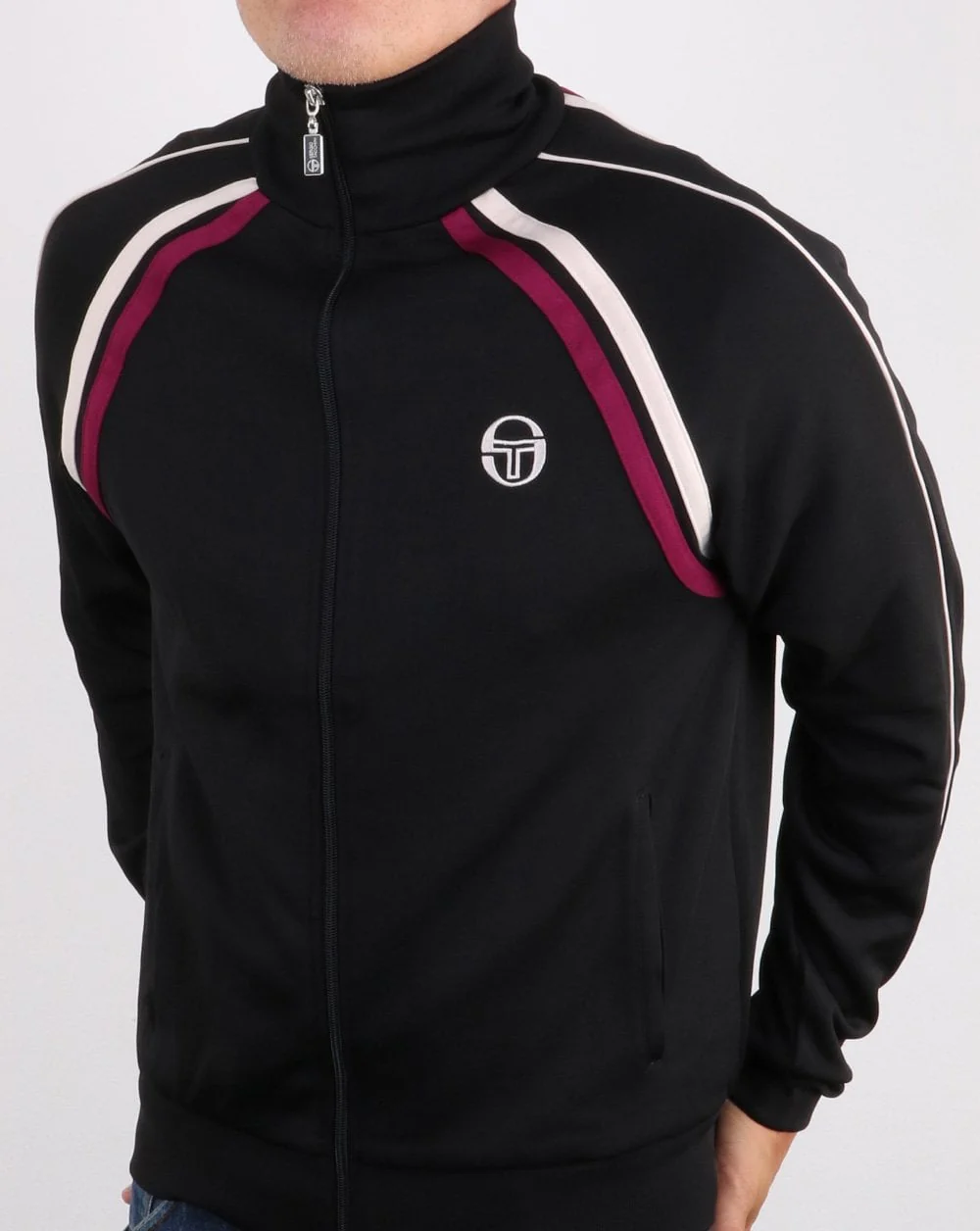 Sergio Tacchini Ghibli Track Top Black - Image 4