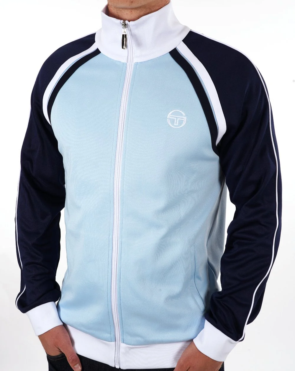Sergio Tacchini Ghibli Track Top Sky / Navy - Image 2