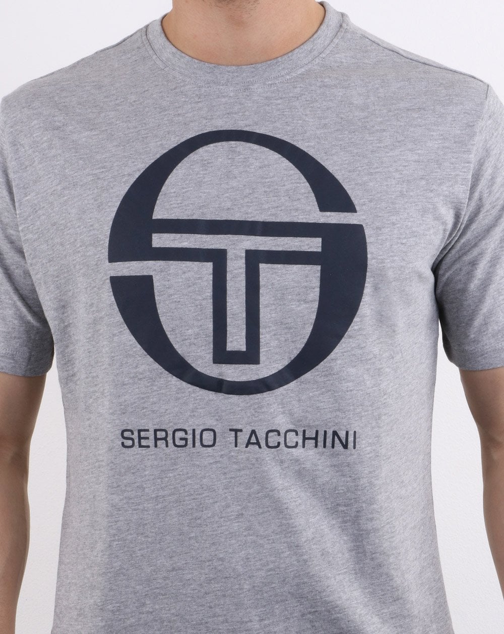 Sergio Tacchini Iberis T-shirt Grey/navy - Image 3
