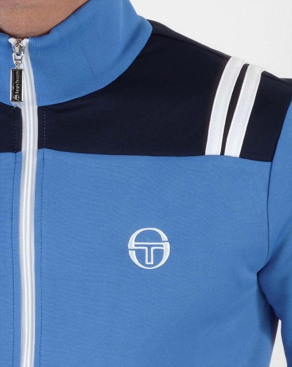 Sergio Tacchini Ice Cap Track Top Blue - Image 3
