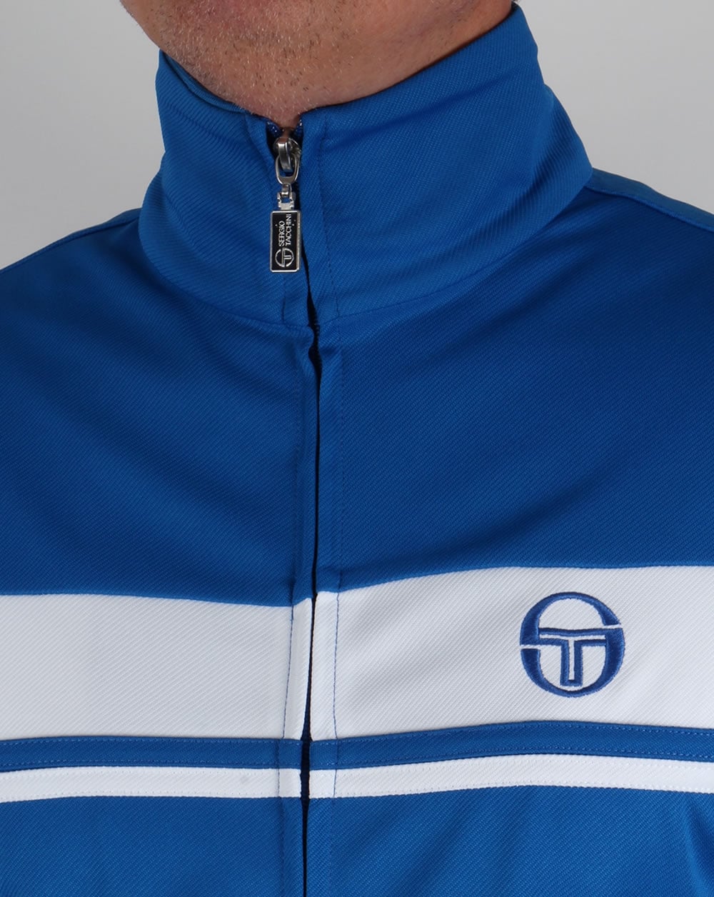 Sergio Tacchini Masters II Track Top Royal/White - Image 2