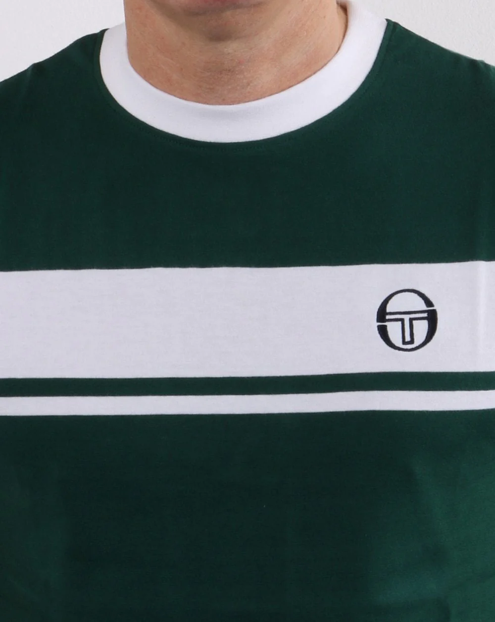 Sergio Tacchini Masters T Shirt Green/white - Image 3