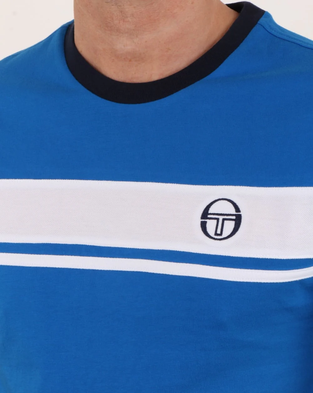 Sergio Tacchini Masters T Shirt Royal/white - Image 2