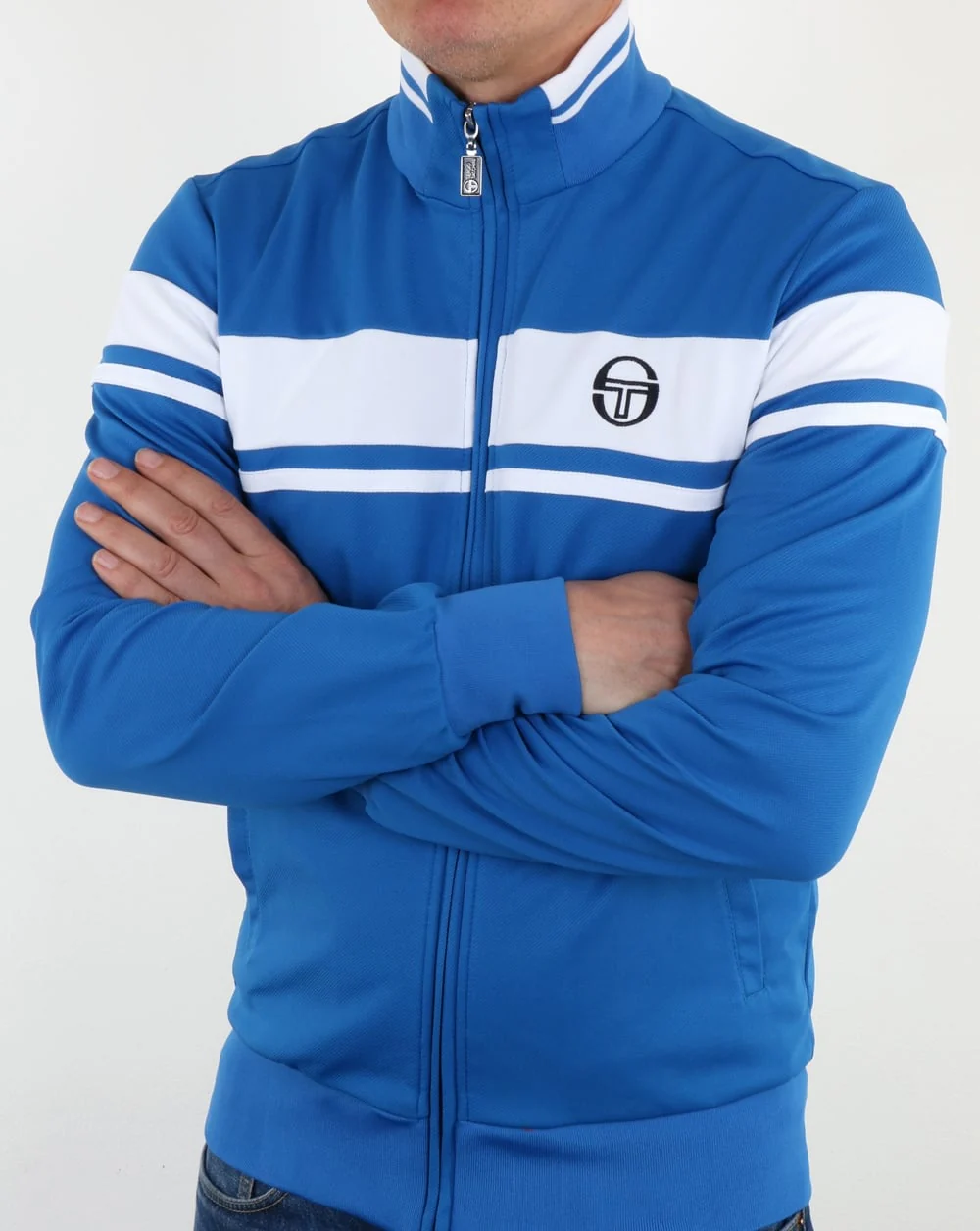Sergio Tacchini Masters Track Top Royal Blue/white