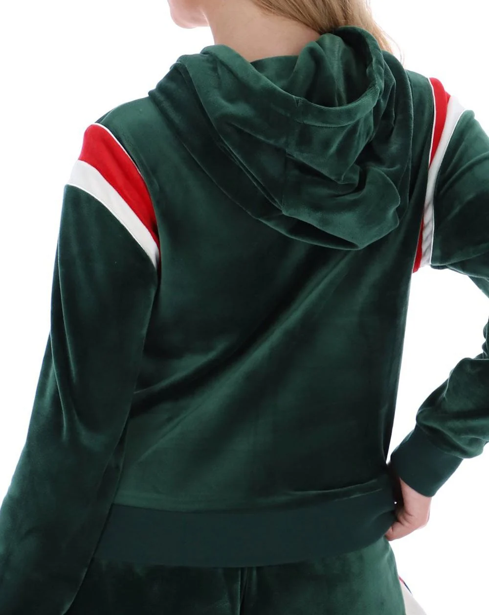 Sergio Tacchini Nadia Velour Hoody Eden - Image 2