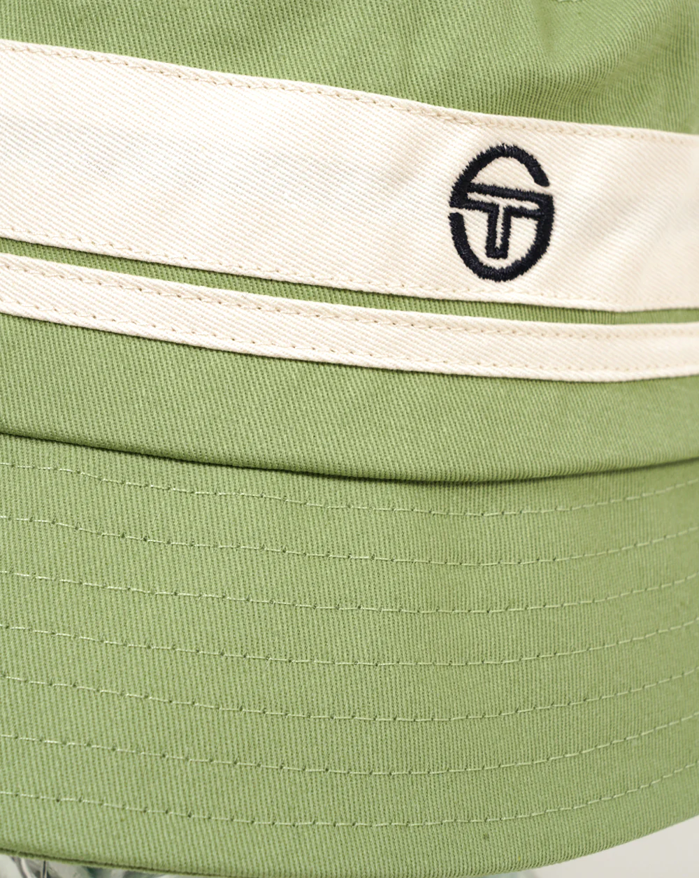 Sergio Tacchini Newsford Bucket Hat Green/Gardenia - Image 2
