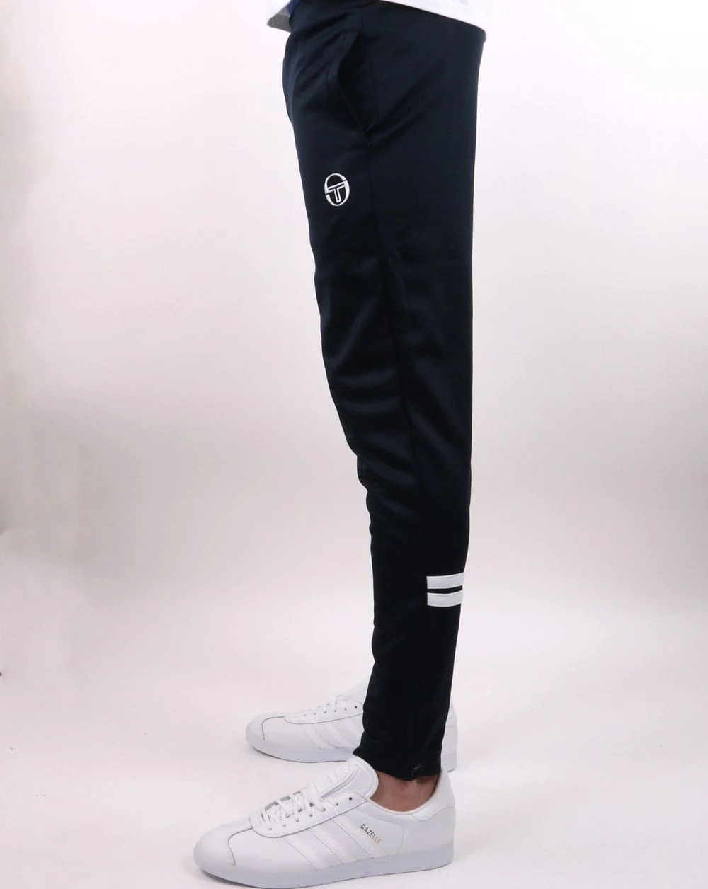 Sergio Tacchini Orion Slim Fit Track Pant Navy/white - Image 2