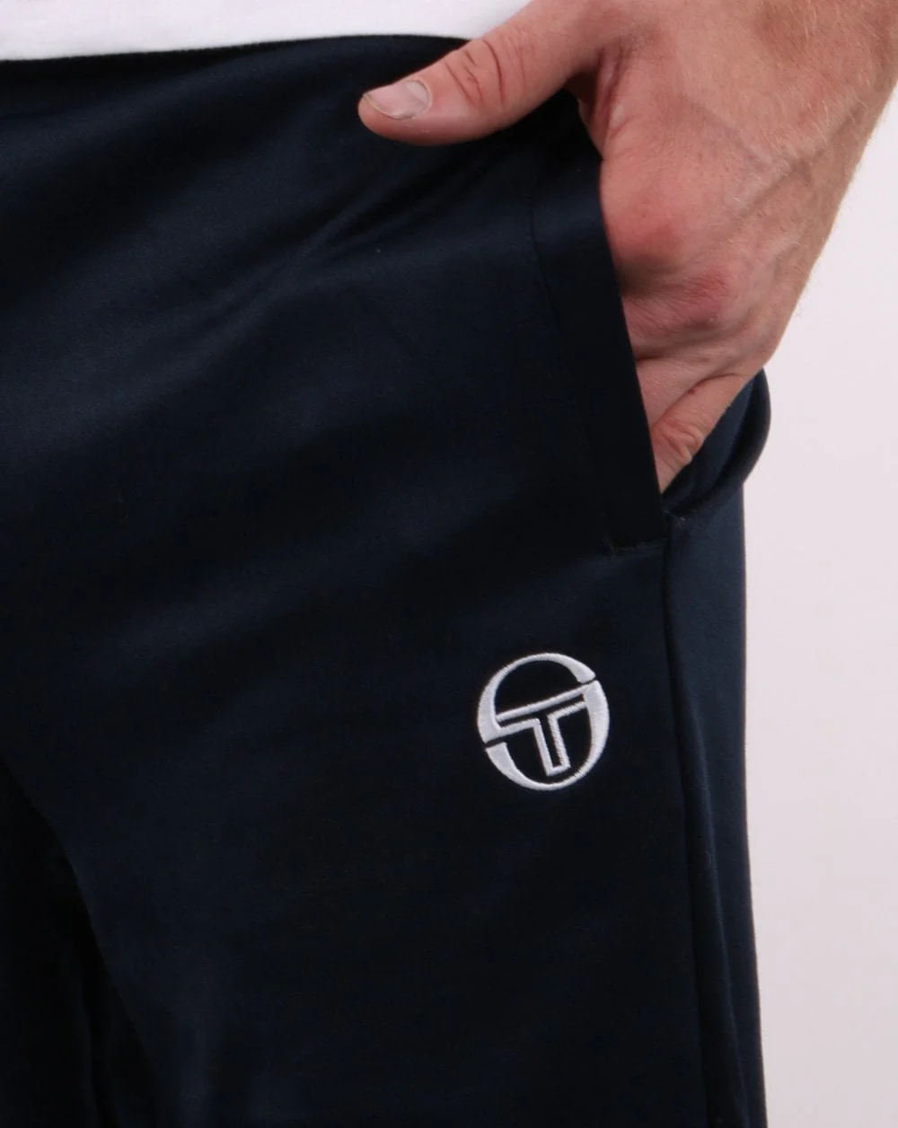 Sergio Tacchini Orion Slim Fit Track Pant Navy/white - Image 3